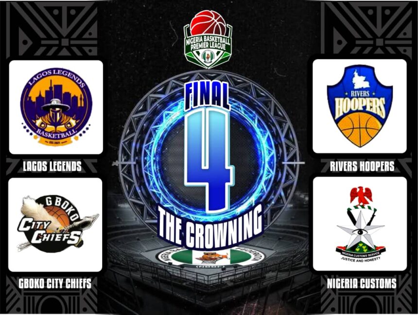 Rivers Hoopers, Lagos Legends, Gboko City Chiefs, Nigeria Customs advance to NBPL final four
