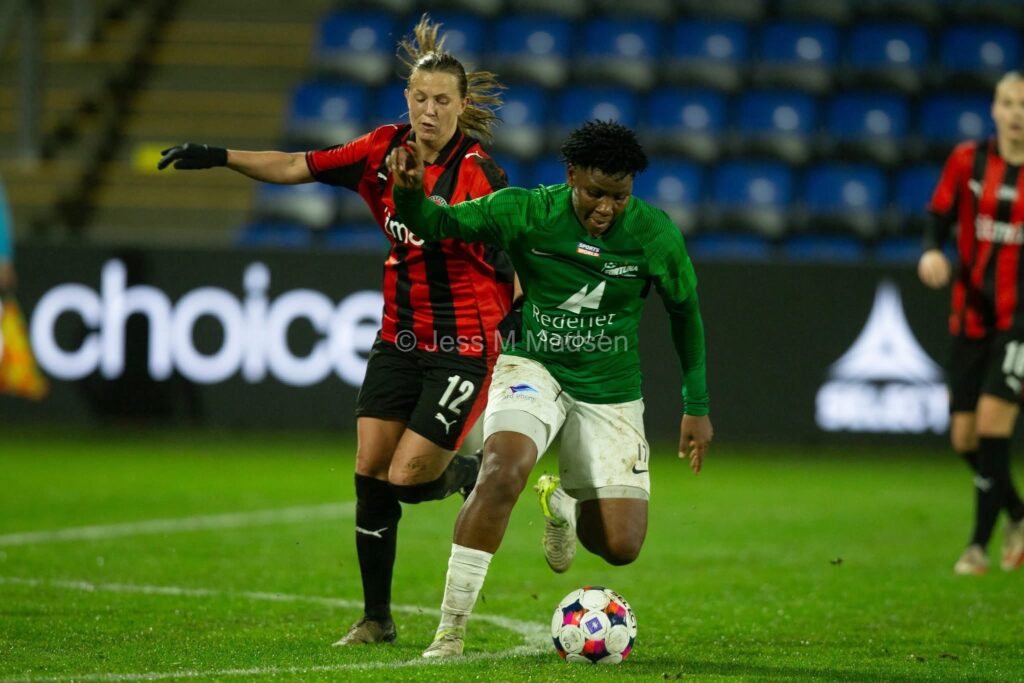 Joy Omewa fires Fortuna Hjørring to UEFA Women’s Europa Cup victory over Breidablik