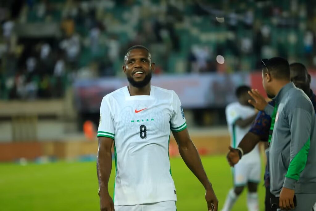 Frank Onyeka set to work with Lampard as Coventry agree loan deal for midfielder 38 Frank Onyeka celebrates scoring for the Super Eagles