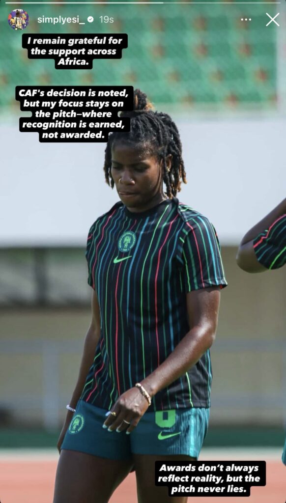 ‘My focus stays on the pitch’: Okoronkwo reacts after missing out on final CAF award shortlist