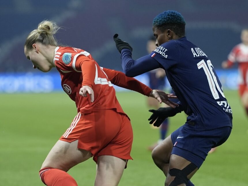 Ajibade’s assist not enough as PSG lose 3-1 to Bayern in Women’s Champions League