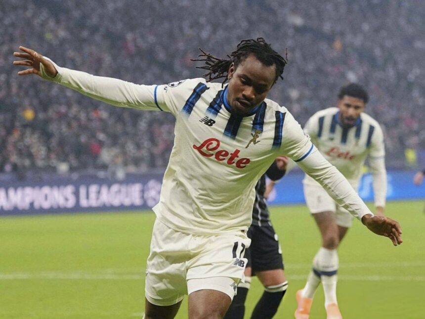 Champions League: Lookman scores, assists as Atalanta secure 3-0 victory over Frankfurt