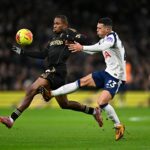 Samuel Chukwueze in action against Tottenham