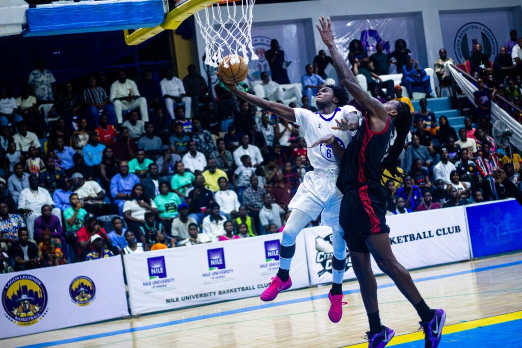 Rivers Hoopers and Lagos Legends in action at the Final Four in Port Harcourt
