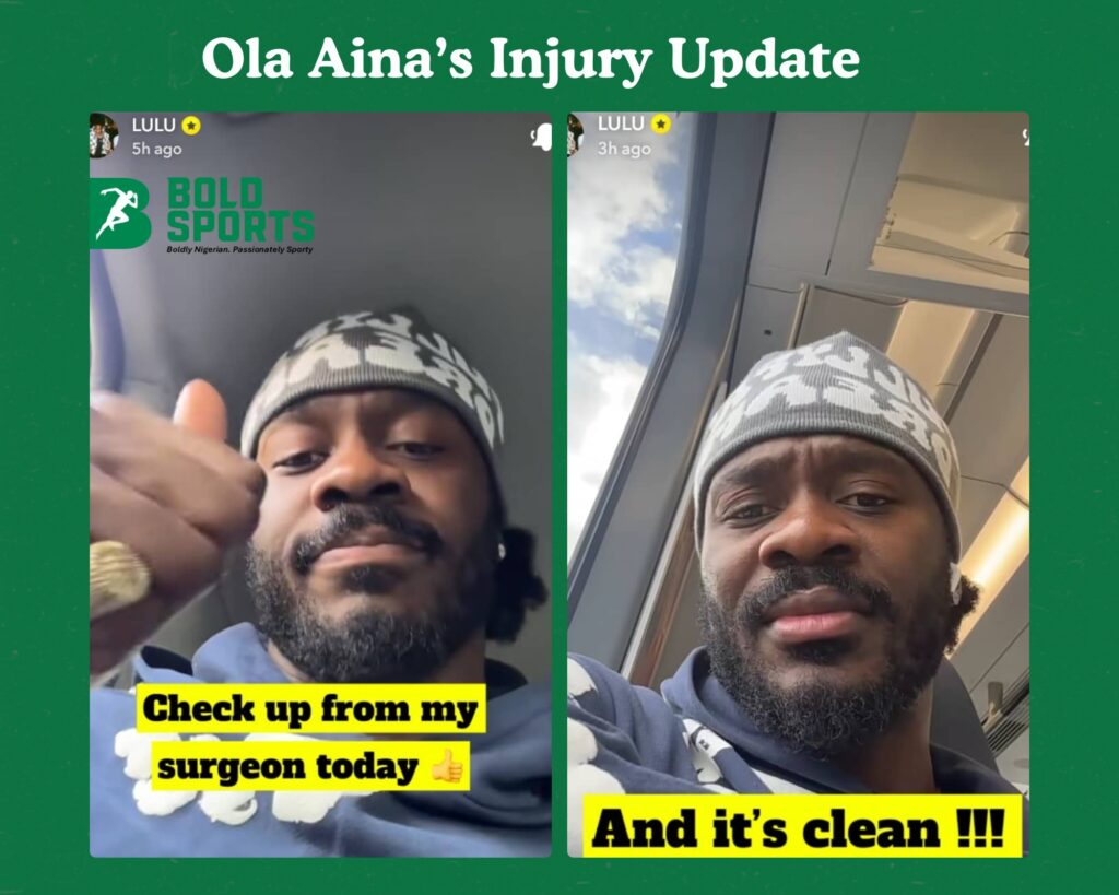 Ola Aina gives update on Snapchat