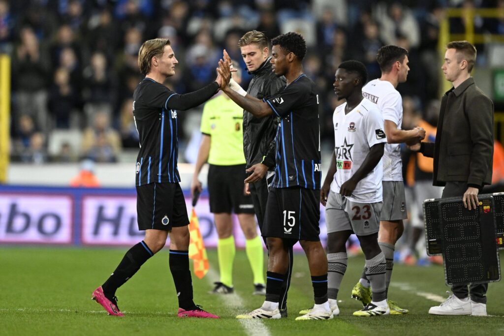 Champions League: Onyedika battles Barca, Ogbu, Moses clash with Arsenal 38 Raphael Onyedika returned from injury against Dender