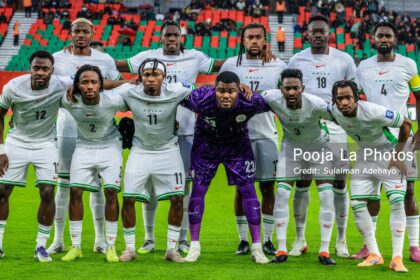 Super Eagles... Photo: Pooja Media