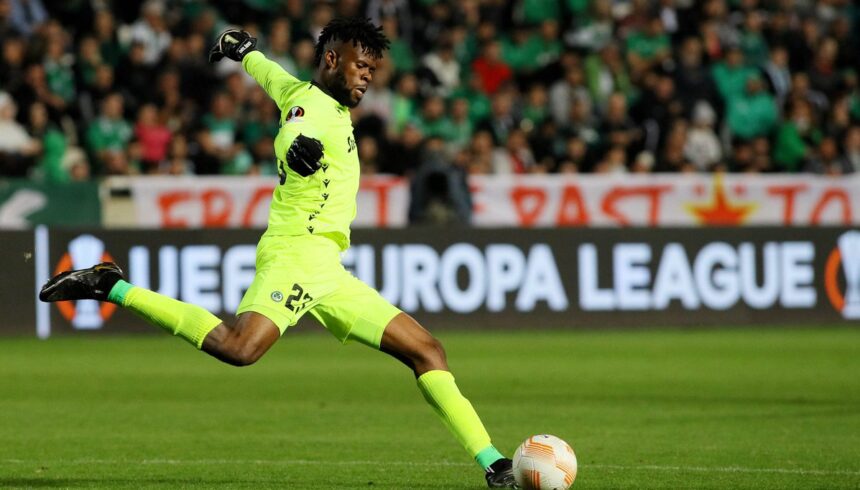 Conference League: Francis Uzoho keeps clean sheet as Omonia Nicosia beat Dynamo Kyiv 2-0