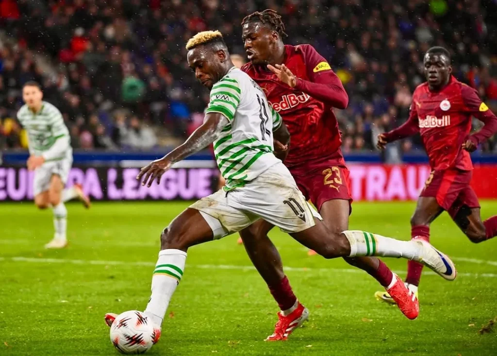 Bamidele Yusuf in action for Ferencváros
