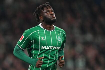 Werder Bremen boss backs struggling Boniface, says one goal could spark improved form