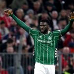 Victor Boniface in action for Werder Bremen