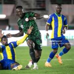 AFCON 2025: Akor Adams in action for the Super Eagles against Tanzania... Photo: Safari Sports