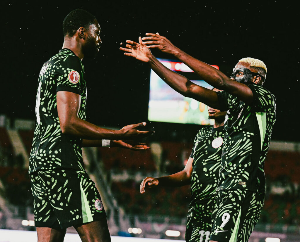 'Always an amazing feeling to score for your country,' – says MOTM Semi Ajayi 38 Semi Ajayi celebrates his goal with Victor Osimhen