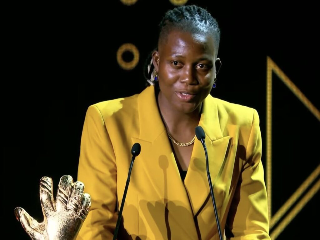 Nnadozie finishes fourth as Hannah Hampton wins The Best FIFA Women’s Goalkeeper award 39 Nnadozie finishes fourth as Hannah Hampton wins The Best FIFA Women’s Goalkeeper award