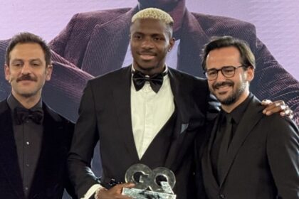 Osimhen named Sportsman of the Year at GQ Türkiye Men of the Year award