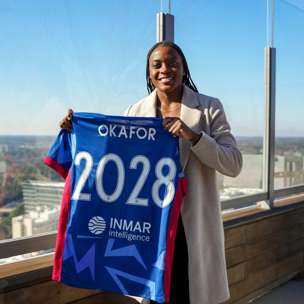 North Carolina Courage sign Super Falcons forward Chioma Okafor 38 North Carolina Courage sign Super Falcons forward Chioma Okafor
