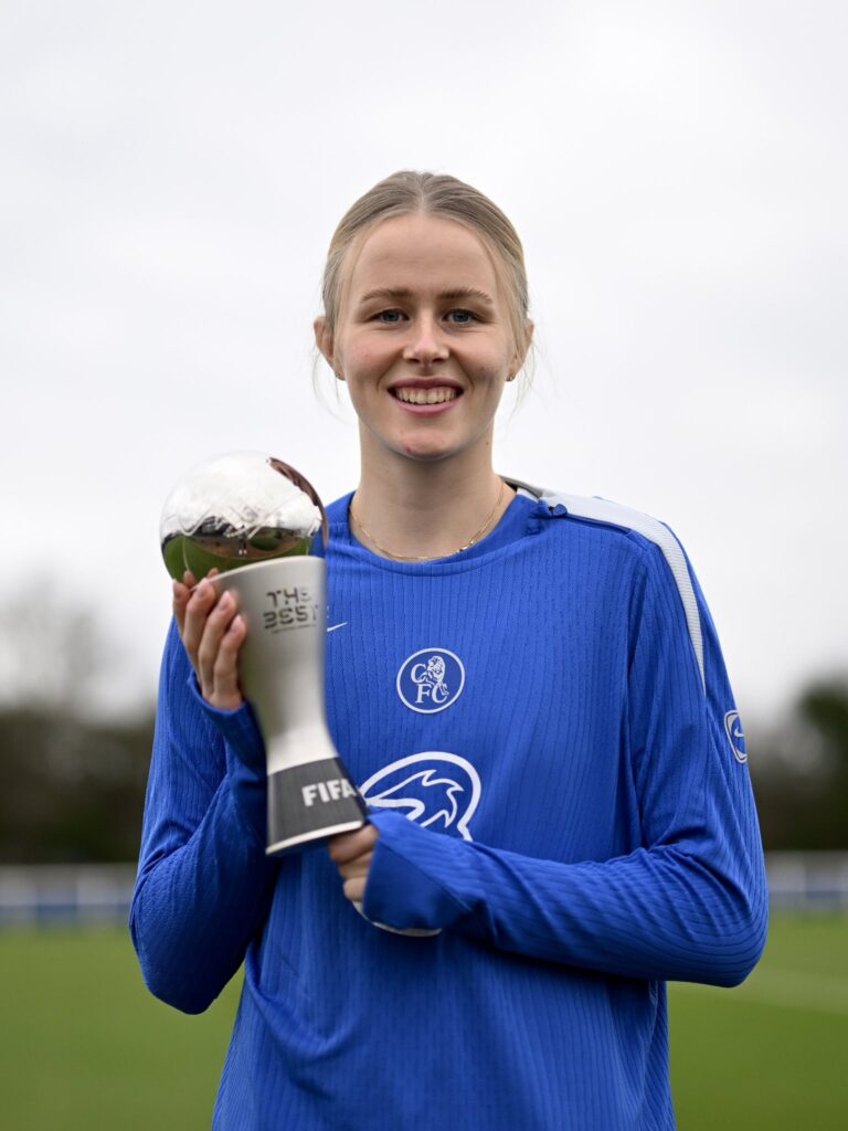 Nnadozie finishes fourth as Hannah Hampton wins The Best FIFA Women’s Goalkeeper award 38 Nnadozie finishes fourth as Hannah Hampton wins The Best FIFA Women’s Goalkeeper award