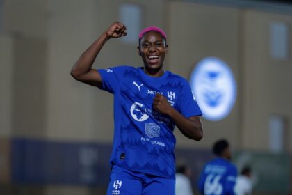Oshoala scores second consecutive hat-trick to lead Al Hilal to Premier Challenge Cup final
