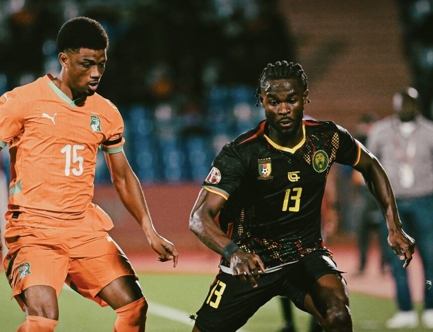 AFCON 2025: Ivory Coast, Cameroon share spoils in entertaining 1-1 draw 37 Ivory Coast's Amad Diallo (left)
