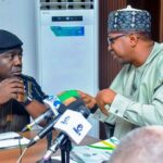 African Games: NSC Chairman Shehu Dikko (right) and Director General NSC Bukola Olopade