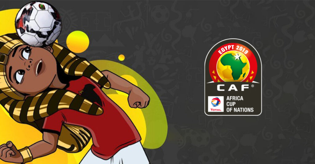 TUT the official AFCON mascot at Egypt 2019