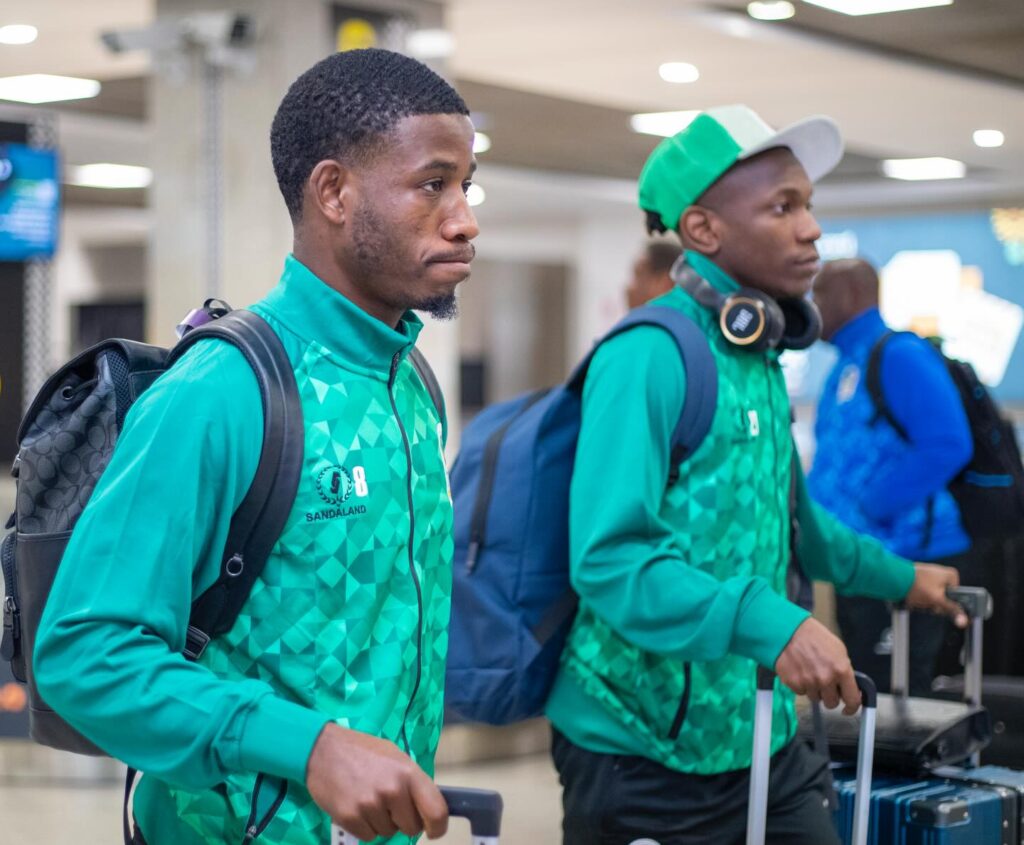 Tanzania players arrive Morocco