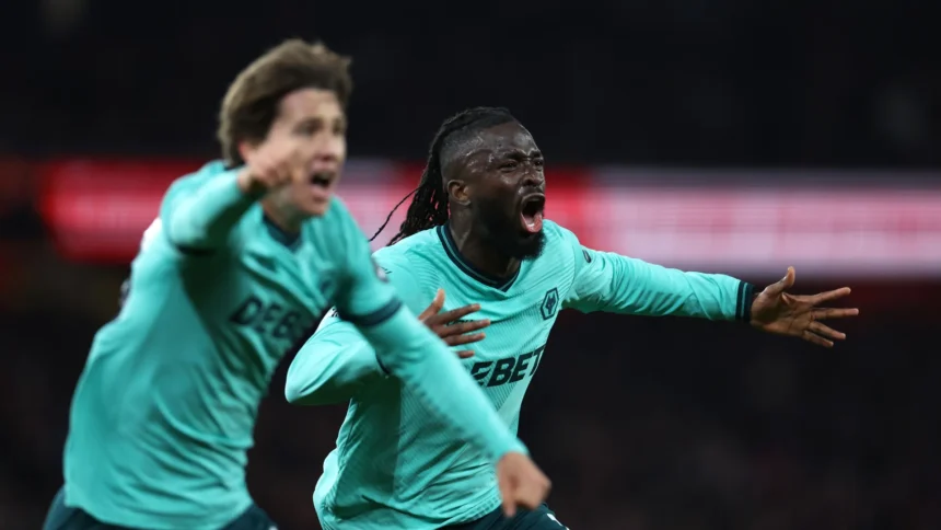 'It’s hurtful' - Arokodare laments Wolves’ last-minute 2-1 loss to Arsenal