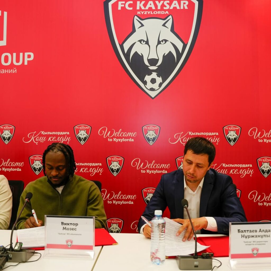 Victor Moses heads to Kazakhstan, signs for FC Kaisar