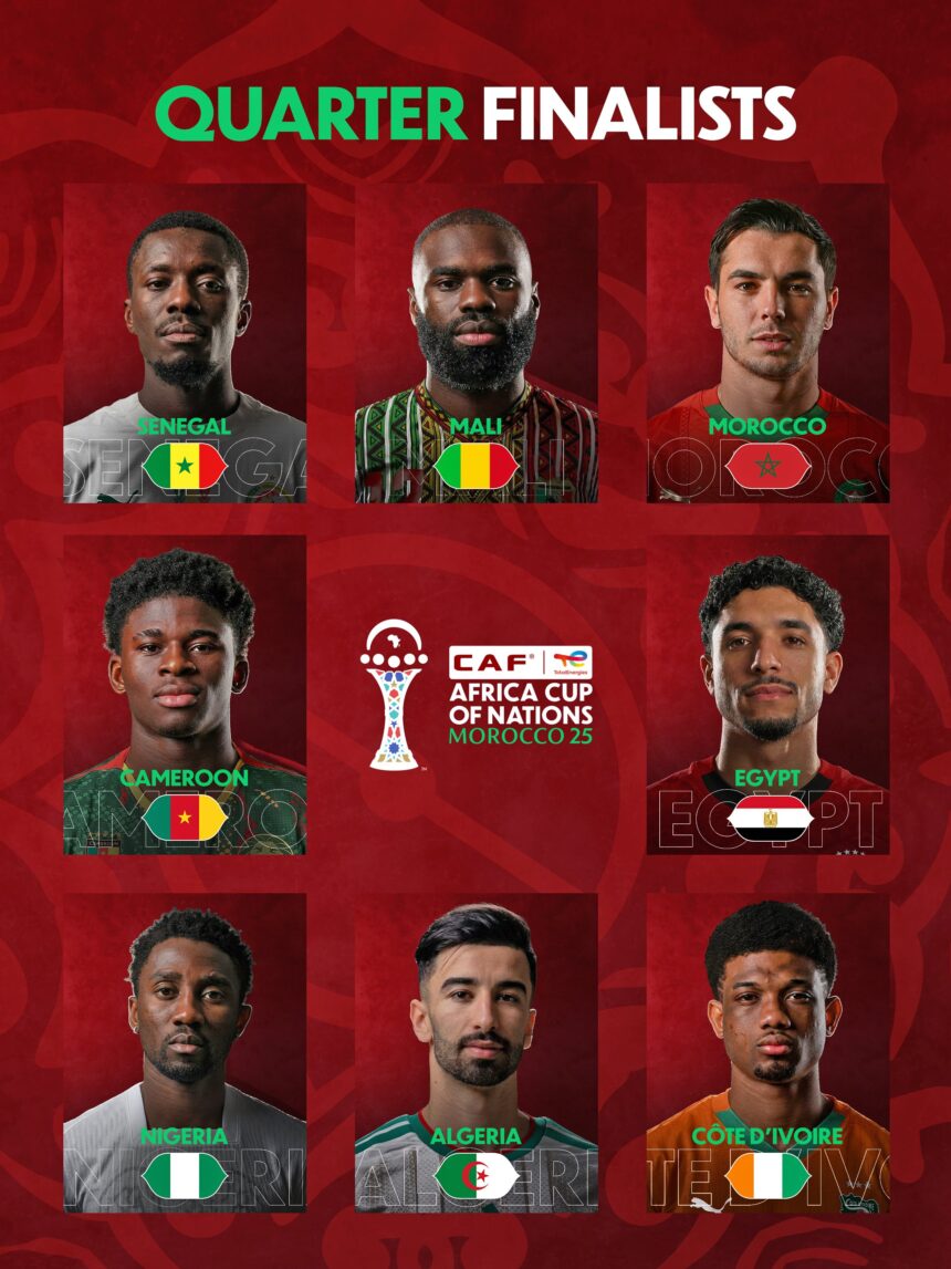 AFCON 2025 Quarter-finals: Africa’s Giants Set for Blockbuster Showdowns