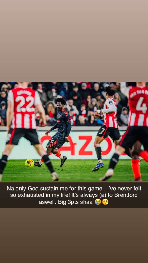'Na God sustain me' - Ola Aina on tough Brentford victory