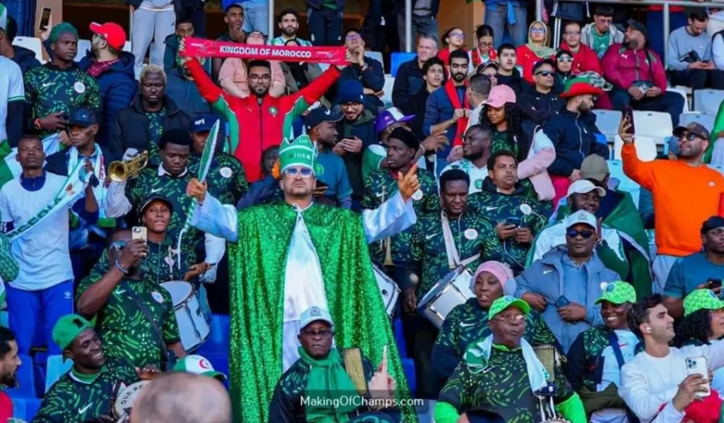 Nigerian fans in Morocco