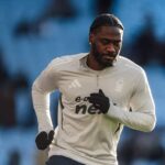 Ola Aina before the match against Aston Villa