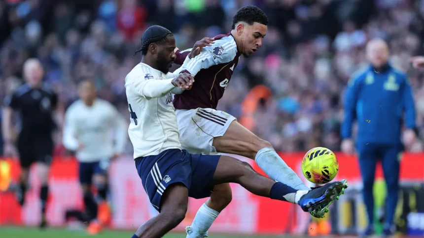 Ola Aina returns to action after 125 days in Aston Villa clash