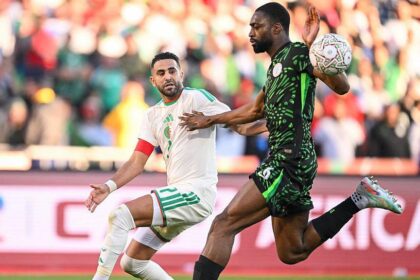 Semi Ajayi in action against Algeria