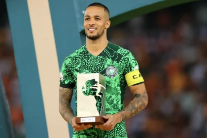 Troost-Ekong with 2023 AFCON MVP award