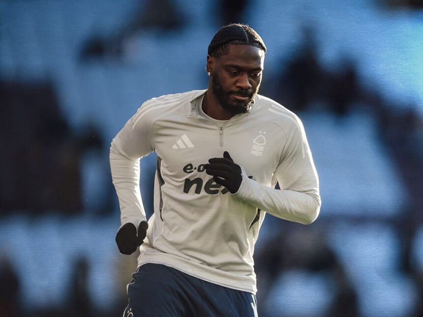Aina returns to Premier League action in Nottingham Forest’s 3-1 loss to Aston Villa