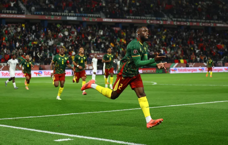Cameroon defeat South Africa 2-1 to qualify for AFCON 2025 quarterfinals