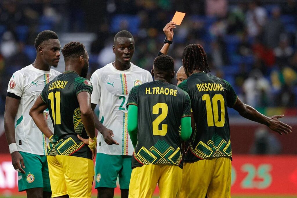 Bissouma sees red card in Mali’s AFCON 2025 quarterfinal against Senegal
