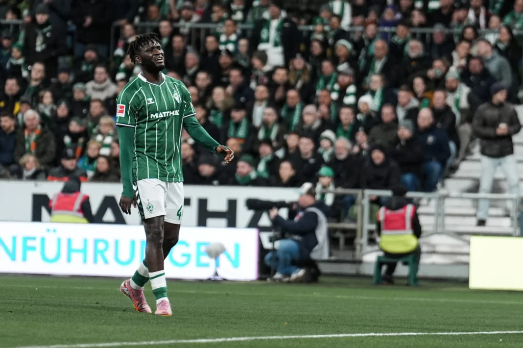 Boniface to miss rest of season after knee surgery, Werder Bremen confirm