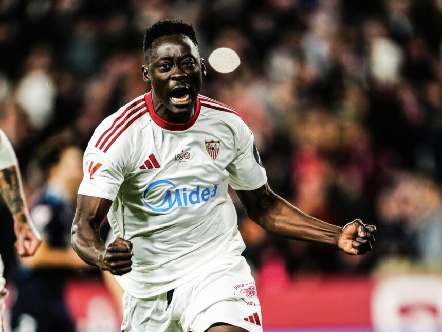 Akor Adams scores for second consecutive game to help Sevilla defeat Athletic Club 2-1