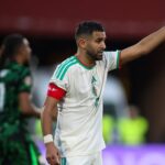 Riyad Mahrez against Nigeria