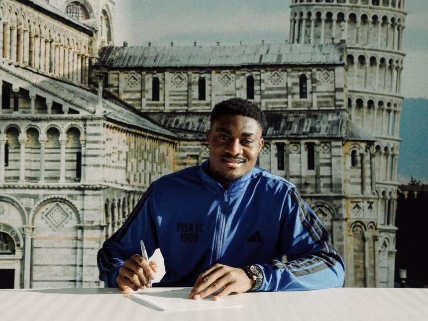 Pisa announce signing of Nigerian striker Rafiu Durosinmi from Viktoria Plzen 37 Pisa announce signing of Nigerian striker Rafiu Durosinmi from Viktoria Plzen