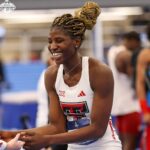 Adeshina equals national record with 1.97m to win Razorback Invitational