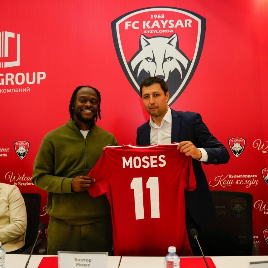 Victor Moses heads to Kazakhstan, signs for FC Kaisar