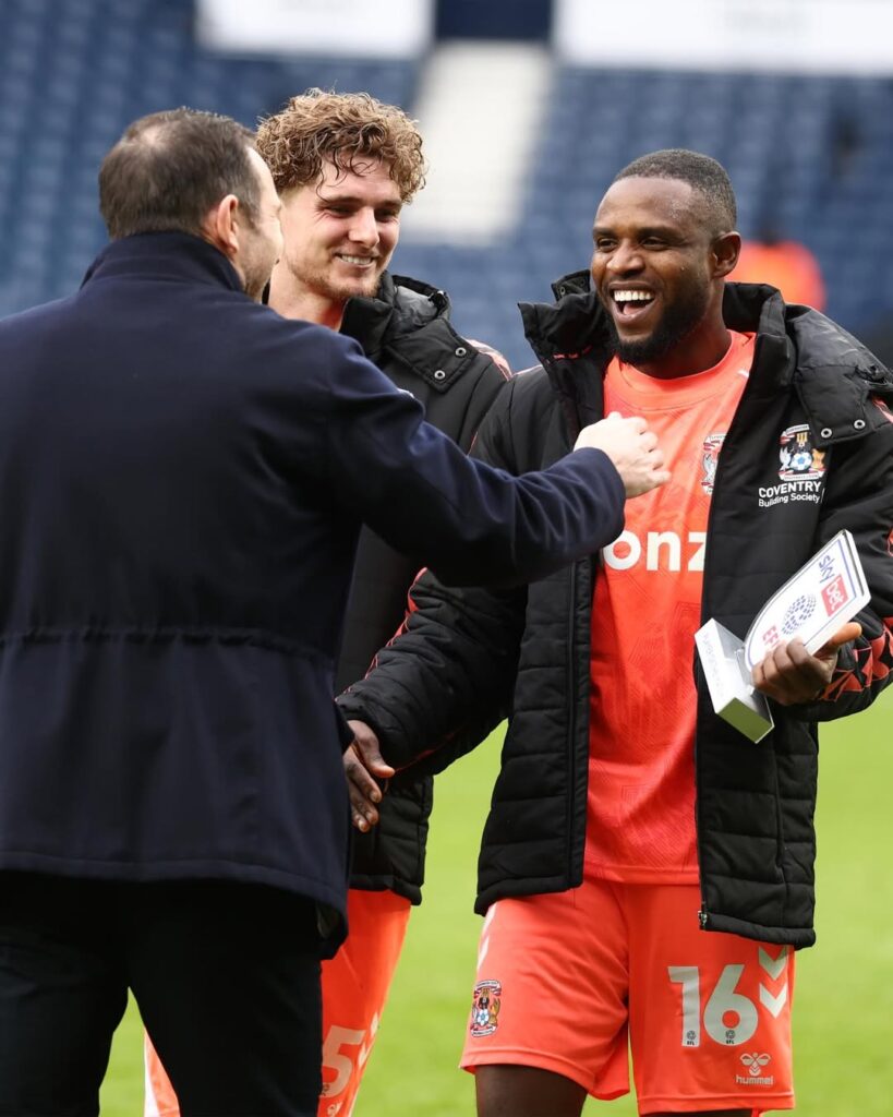 Frank Onyeka wins MOTM award in Coventry's 2-0 win 38 Frank Onyeka wins MOTM award in Coventry's 2-0 win