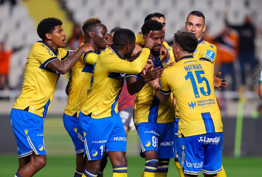 Peter Olayinka's 81st minute strike fires APOEL past Omonia in Nicosia derby
