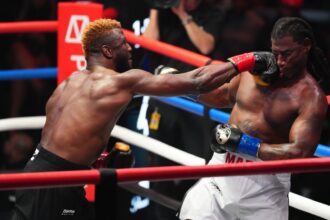 Efe Ajagba knocks out Charles Martin in Round 4 on Zuffa Boxing debut