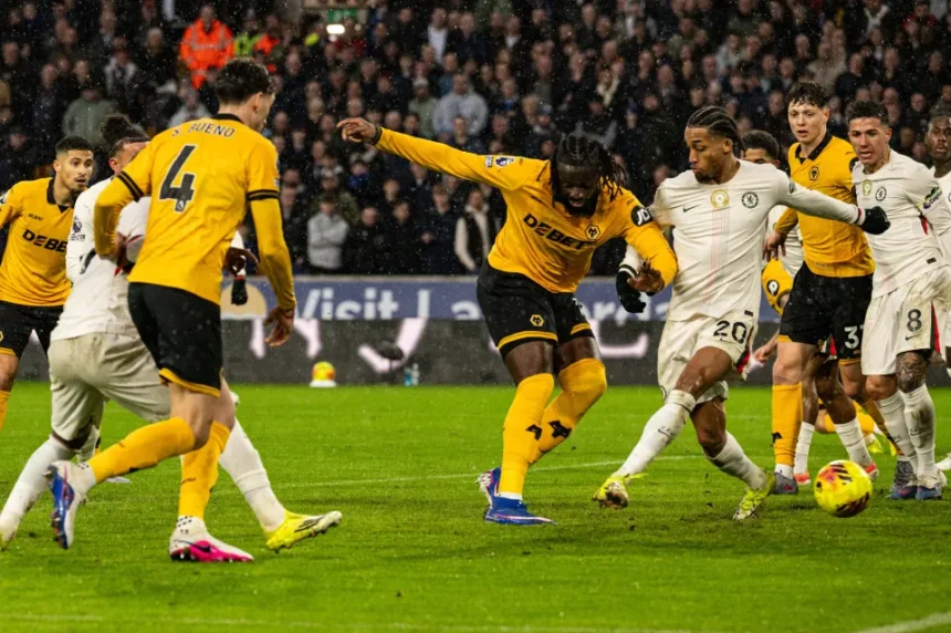 Tolu Arokodare scores against Chelsea