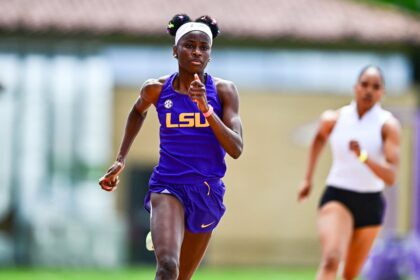Rosemary Chukwuma blazes 7.17s, Ella Onojuvwevwo cruises to 500m victory at LSU Twilight
