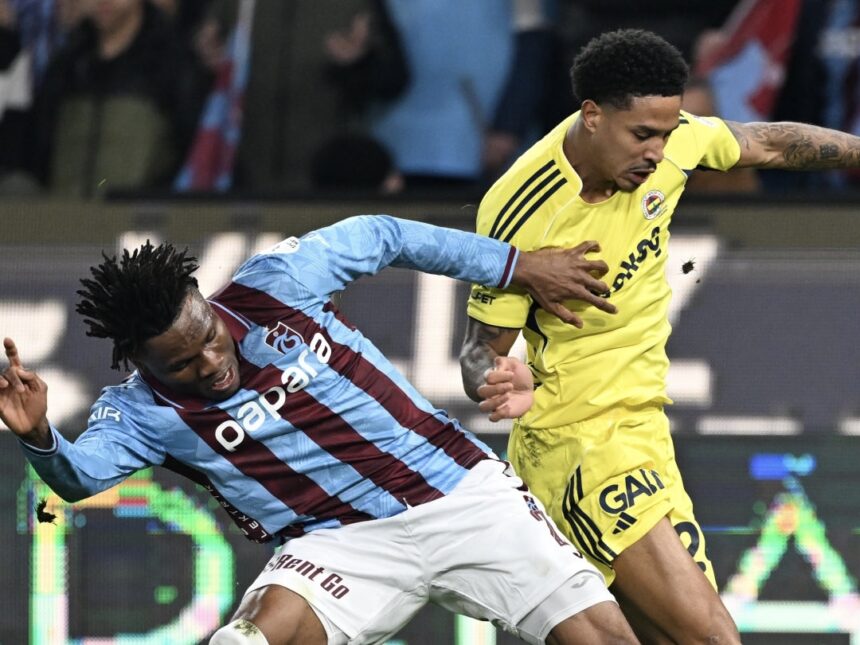 Chibuike Nwaiwu in action against Fenerbahce